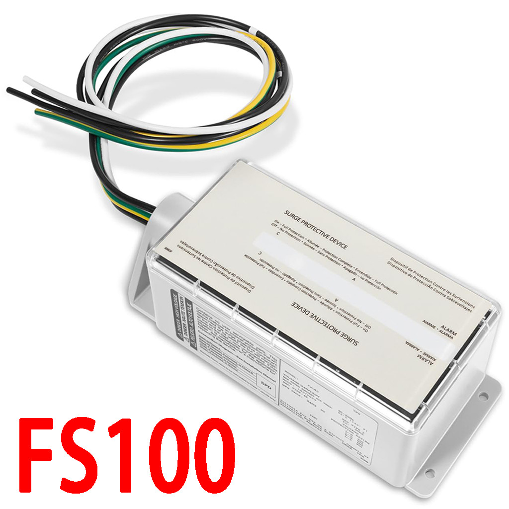 FS100 Whole House Surge Protection Device Rated for 100,000 Amps 120/240V Load