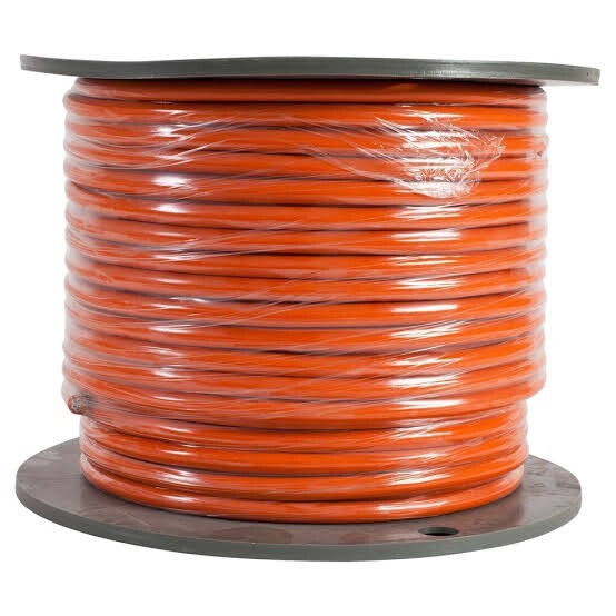 Orange circular cable 3G/2 Core and earth 1.5mm2-35mm2, 1-100m