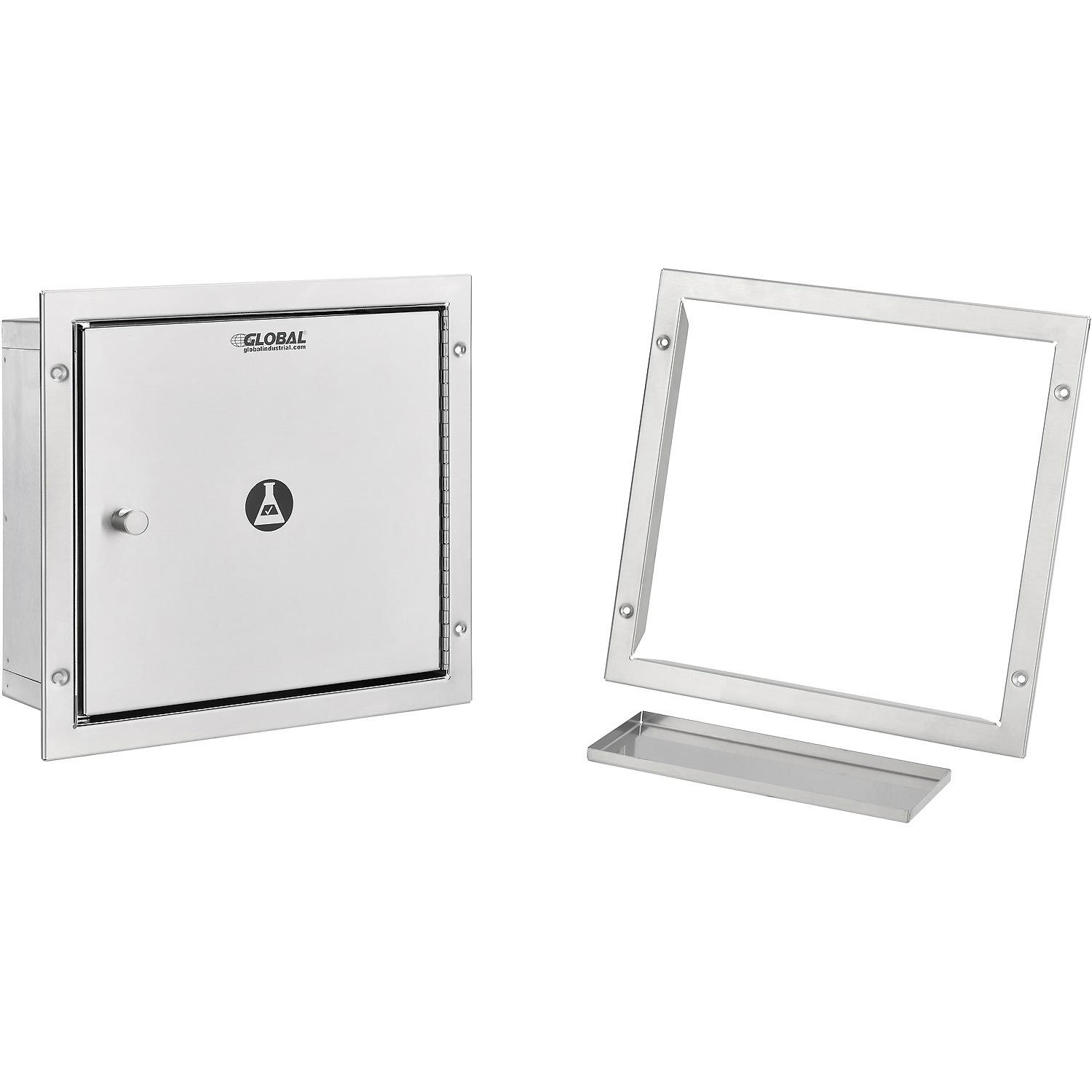 Pass Through Specimen Cabinet Stainless Steel 13-1/4″W x 6″D x 12-3/4″H