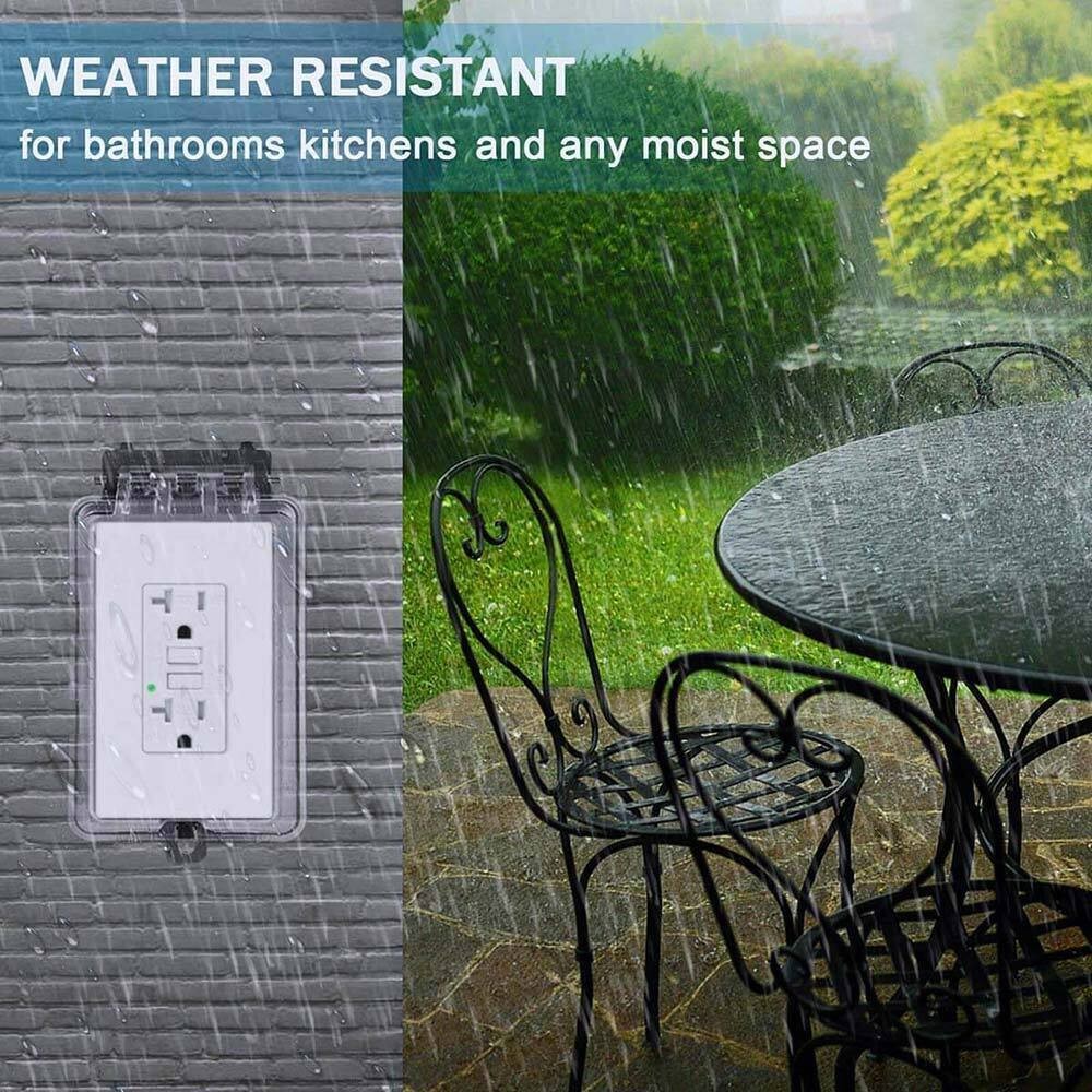 20Amp Ground Fault Receptacle GFI GFCI Outlet LED Indicator Tamper Resistant ×50