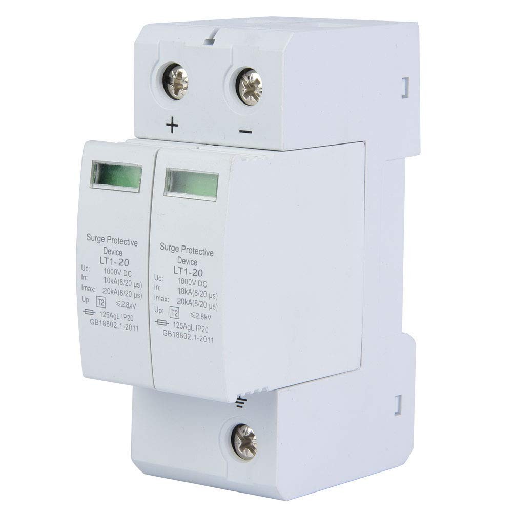 Dc Solar Surge Protector 2P Surge Protective Device DC Photovoltaic Lightning…