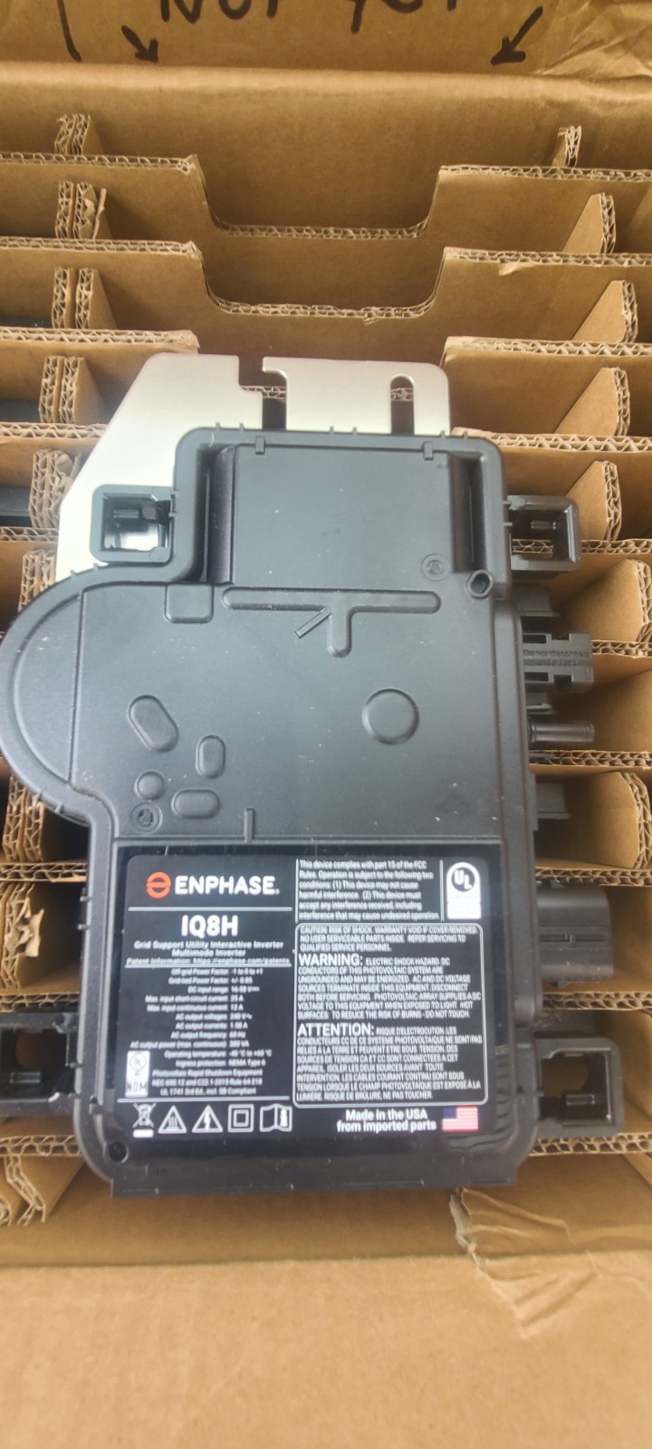 Enphase IQ8 Series IQ8H-240-72-2-US IQ8H Microinverter For 320-540Watt Modules