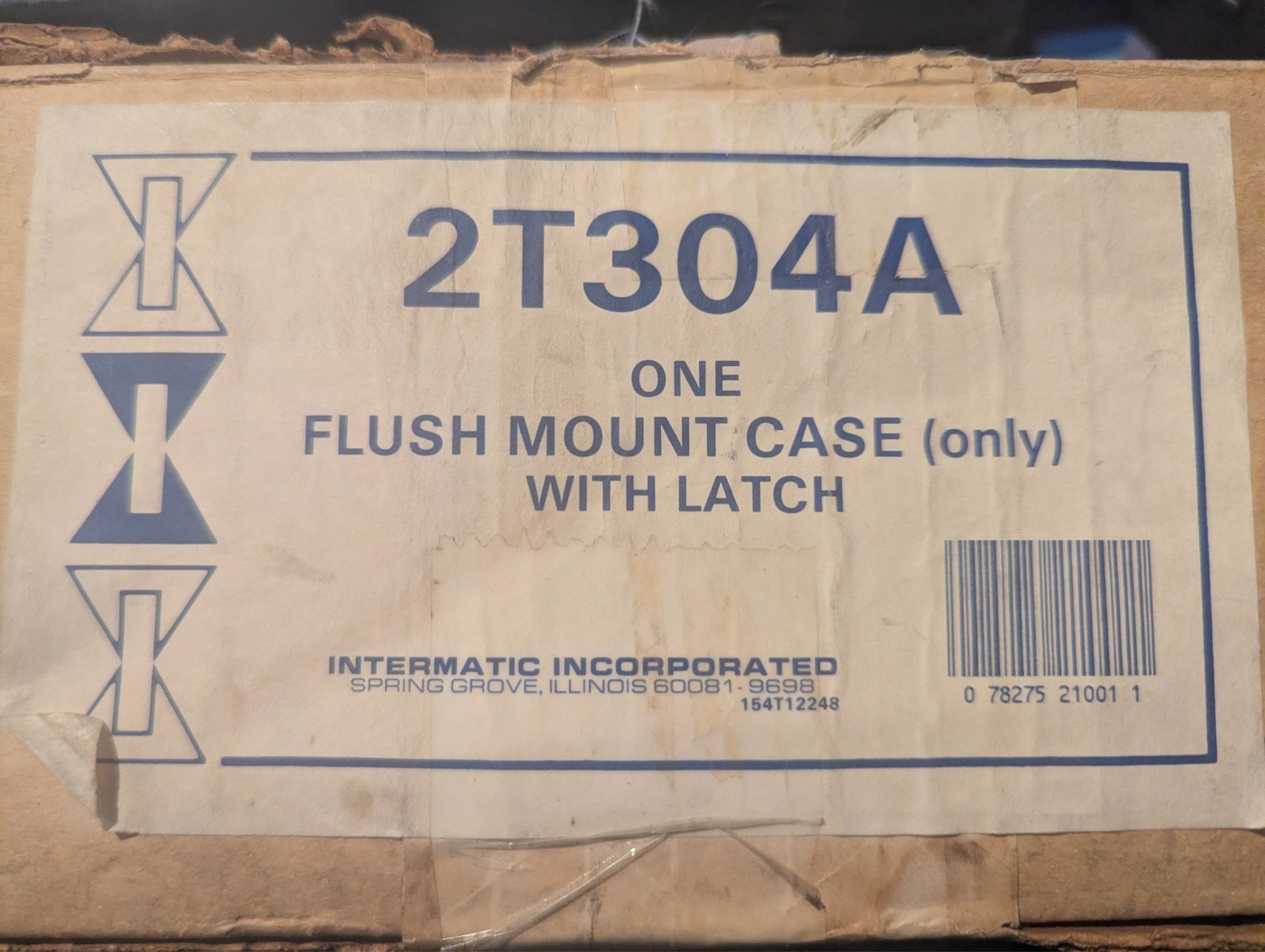 Intermatic 2T304A Flush Mount Case with Latch (Case Only)