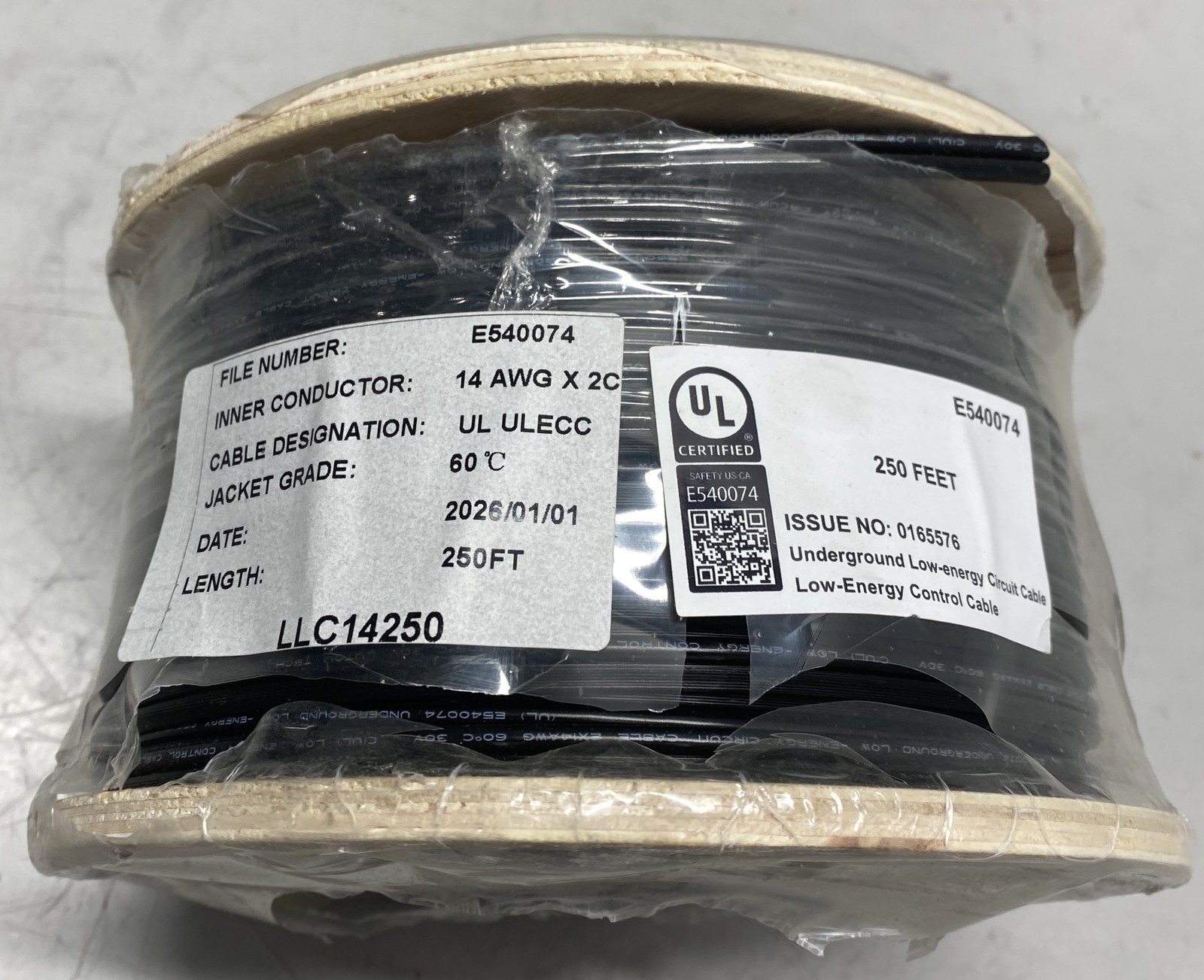 Unbranded Low Voltage Landscape Lighting Cable 250 ft 14/2 AWG