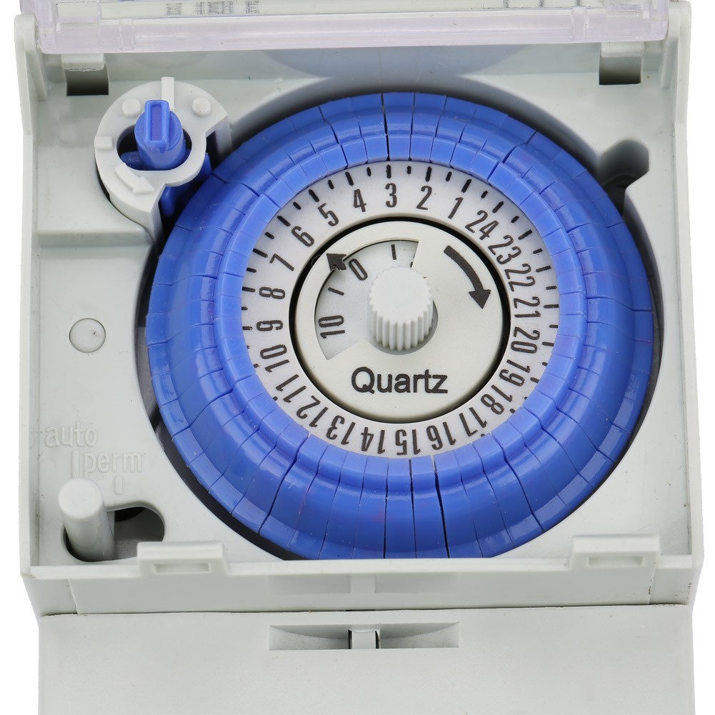 110-230v 181H 24H Analog Mechanical Timer Manual/Auto Controller Time Switch