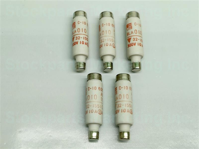 Lot 5pcs BLA010 C-10 600V 10A Fuse 30 Days Warranty Expedited Shipping