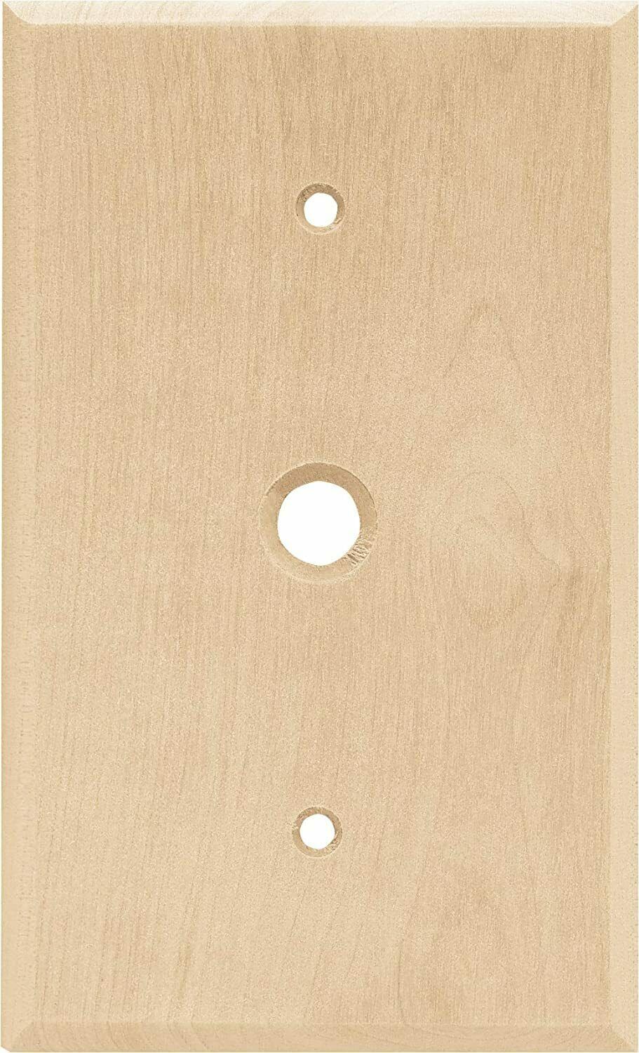 Coax Wall Plates Coaxial Wall Covers Unfinished Wood 5 Pack