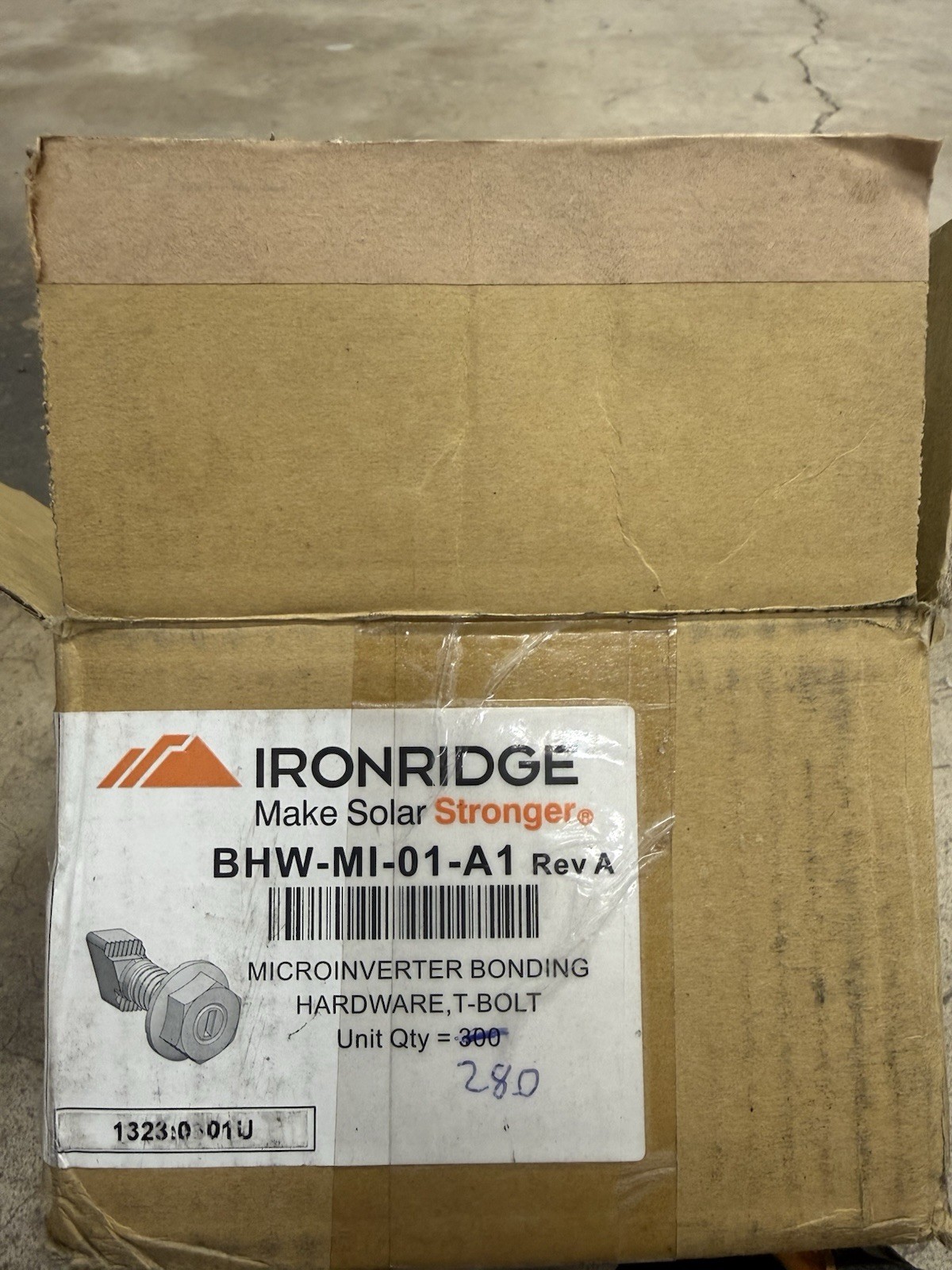 IronRidge BHW-MI-01-A1 Microinverter Bonding T-Bolt Hardware Kit – New