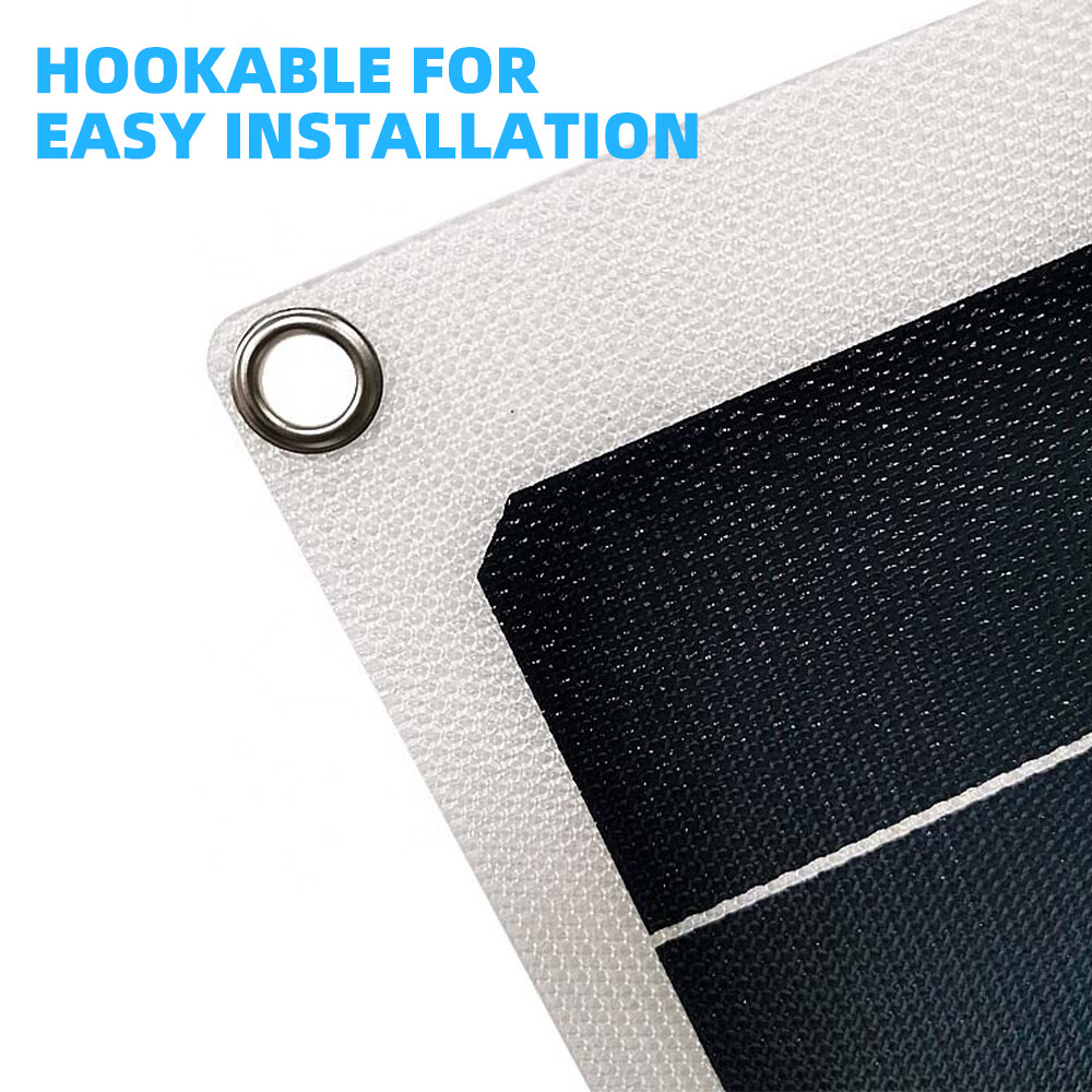 100W 200W 300W Flexible Mono Solar Panel 12V Portable for RV Camping Home Boat