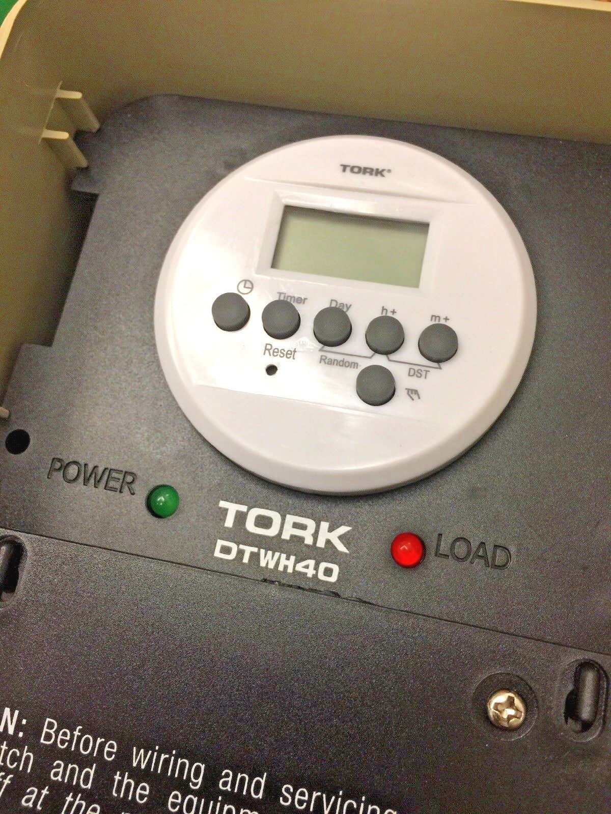 🔴DTWH40 TORK Digital Water Heater Time Timer Switch On/Off 40A 120-277V‼️