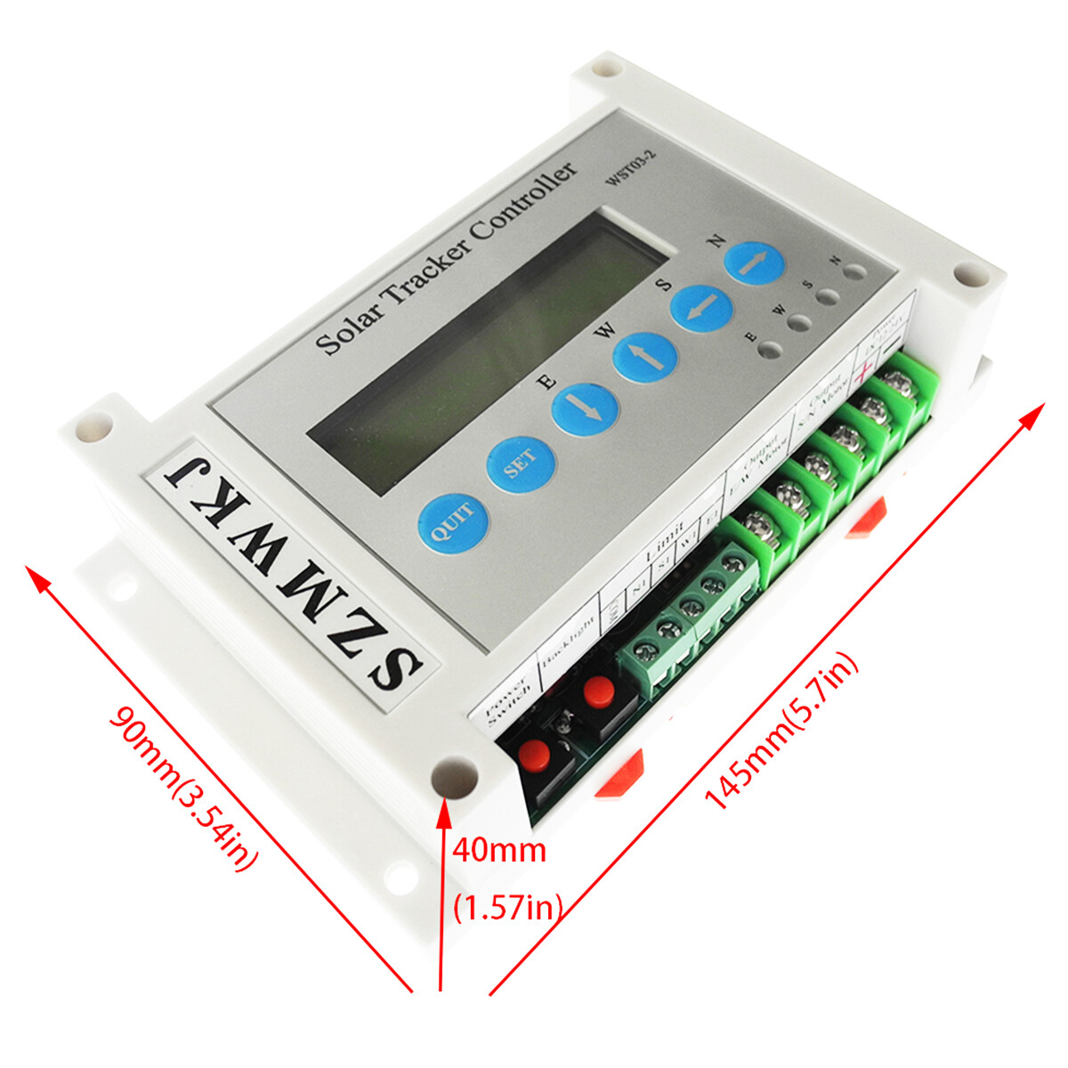 Complete 6000N Dual Axis Solar Tracker Solar Panel Tracking Sunlight Track Kits