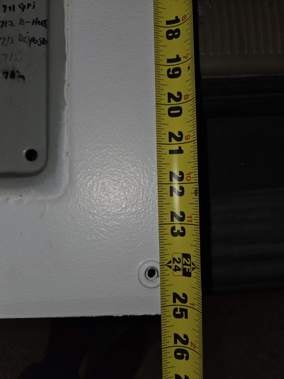 ITE Electric Cabinet Front Panel Cover Door Only Model H-852 25 1/4″ x 15 5/8″