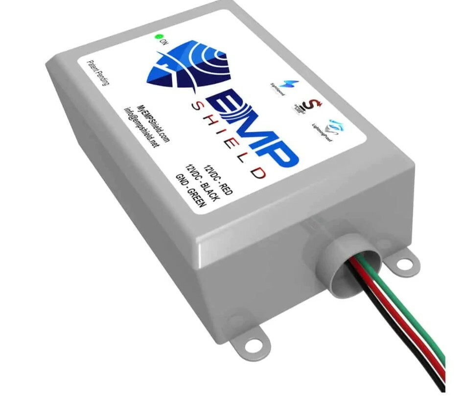 EMP Shield DC-12V-W Standard Vehicle Surge Protector EMP & CME Defense 12 Volt