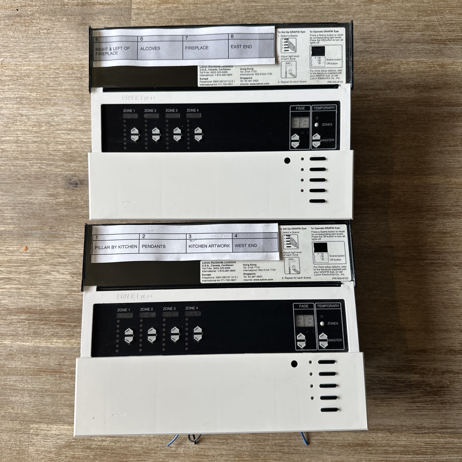 Lutron GRX-3104 Grafik Eye 4 Zone Dimming Control GRX3104 (price for each unit)