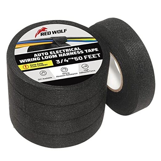 High Temp Wiring Harness Tape – Self-Adhesive Fabric Tape for Cable Loom