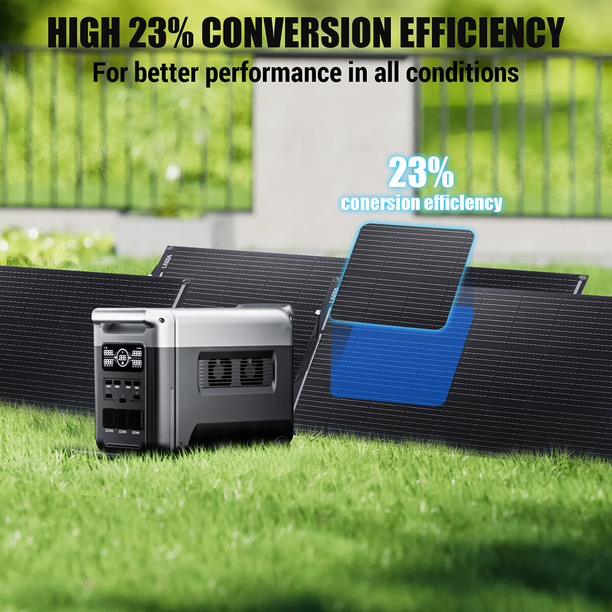 600W Watt Monocrystalline Solar Panel 12V Charging RV Camping Home Off-Grid Boat
