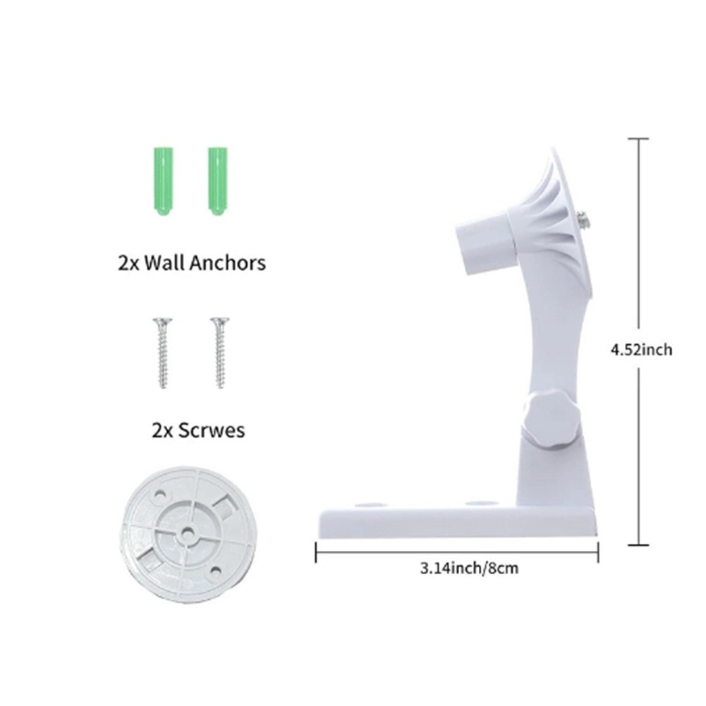 For TP-Link and Kasa Camera Wall Mount Brackets 180 Degree Vertical Tilt
