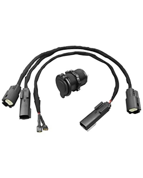 USB Plug Fit for Ski-Doo Lynx REV Gen4 Platform Narrow Wide Power Outlet Kit
