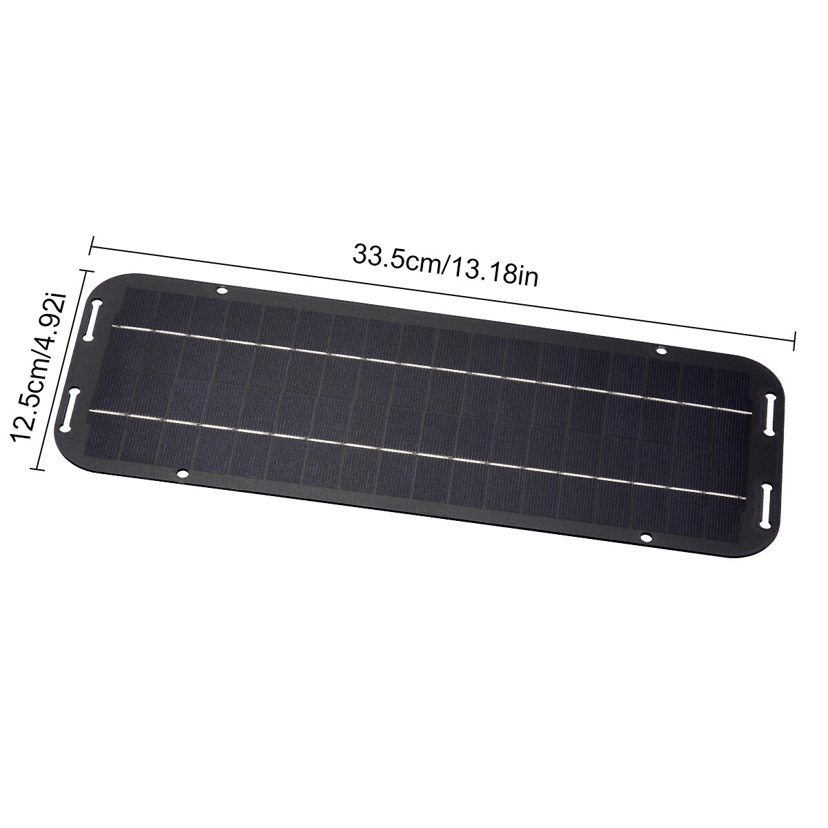 30W Solar Battery Trickle Charger Solar Panel Kit Battery Powered for RV Car Lot