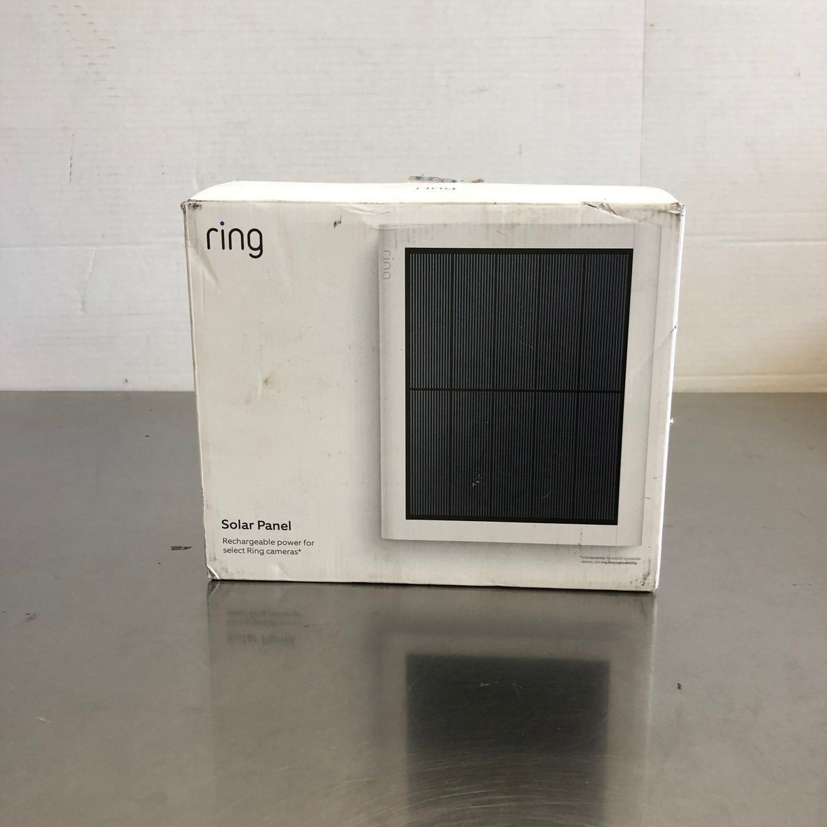 Ring Solar Panel White Rechargeable Power Supply for Select Ring Security Cam