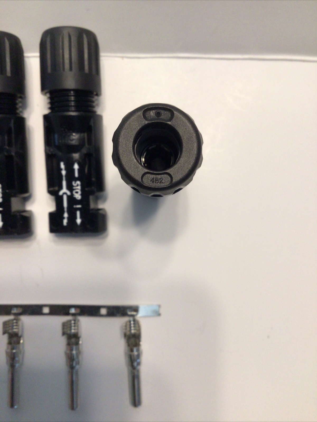 5 Staubli Multi-Contact 32.0017P0001-UR MC4 Connector w/Boot Male PV-KST4/6II-UR