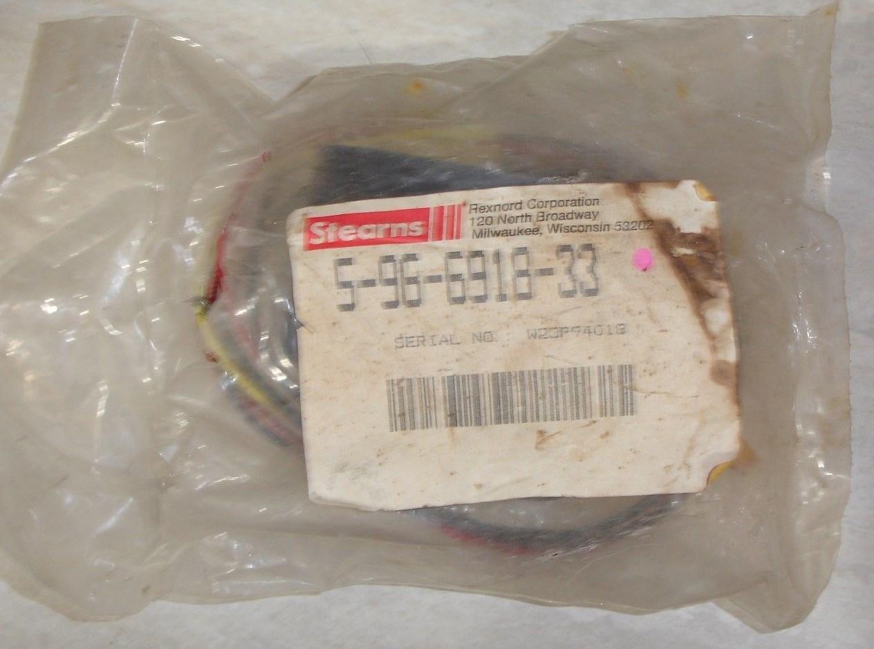 New Stearns Brake Coil Kit 5-96-6918-33 200VDC 6-3-92000-09 coil