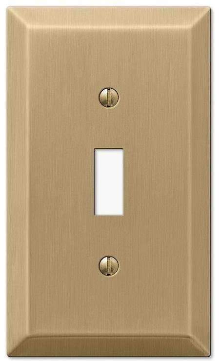 Brushed Bronze Switchplate Light Wall Plate Cover Outlet Toggle