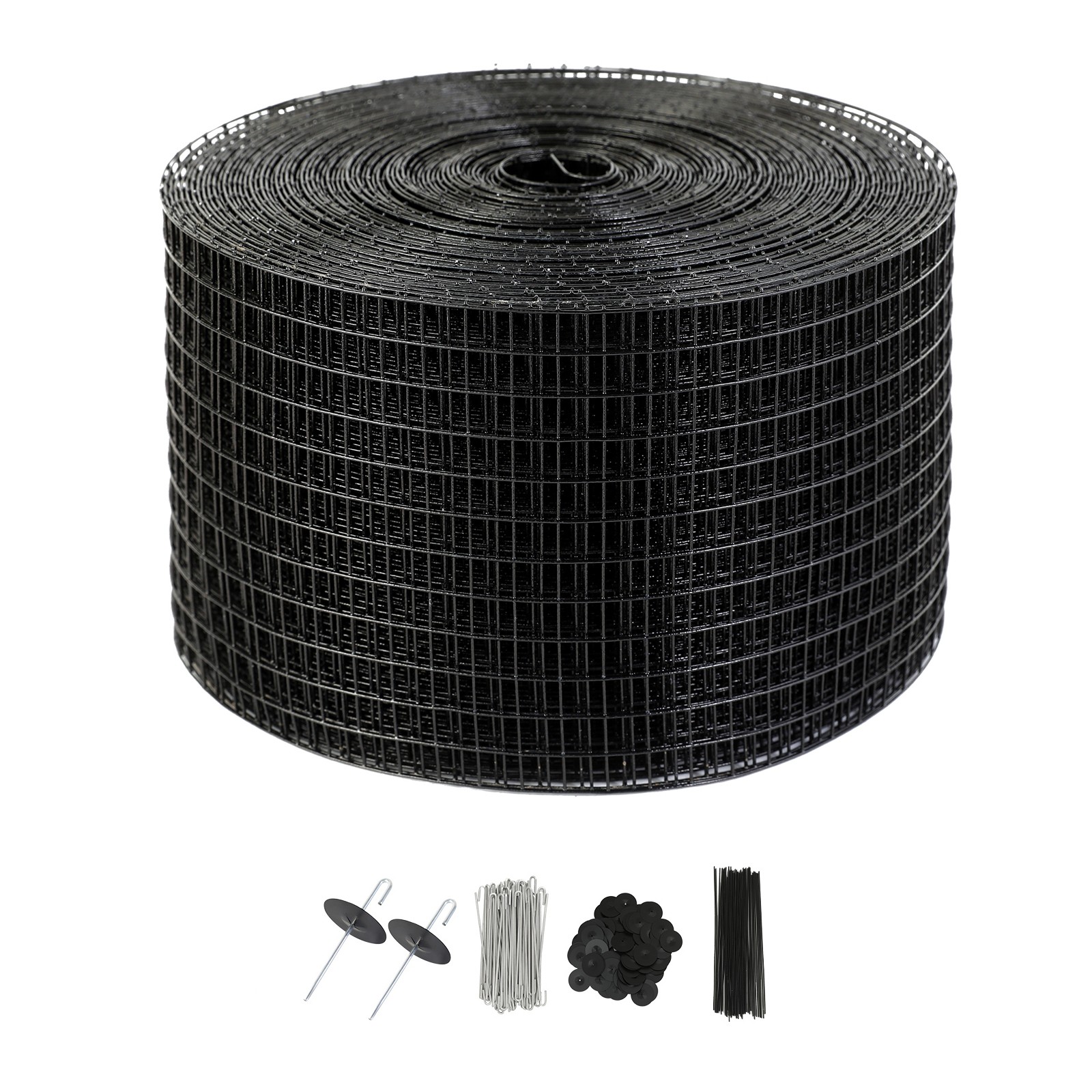 Uimoso 8in x 100ft Solar Panel Mesh Kit with 70 Fasteners for Bird Protection