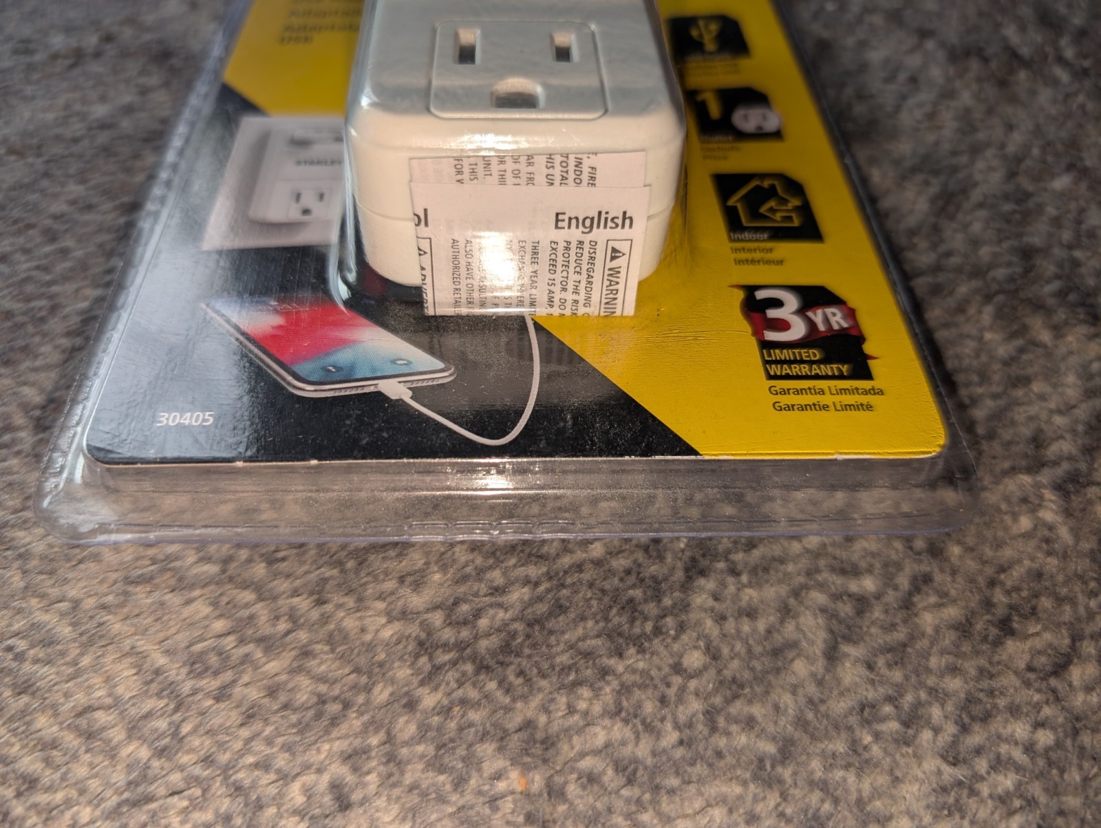 Stanley Plugmax USB Adapter 2.1A & 1 AC Outlet Brand New Sealed! Free Shipping!