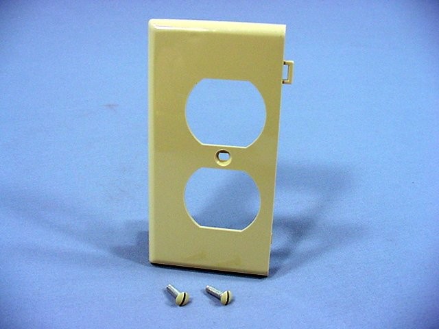 Leviton PSE8-I Ivory 1-Gang Thermoplastic Unbreakable Sectional Wallplate Cover