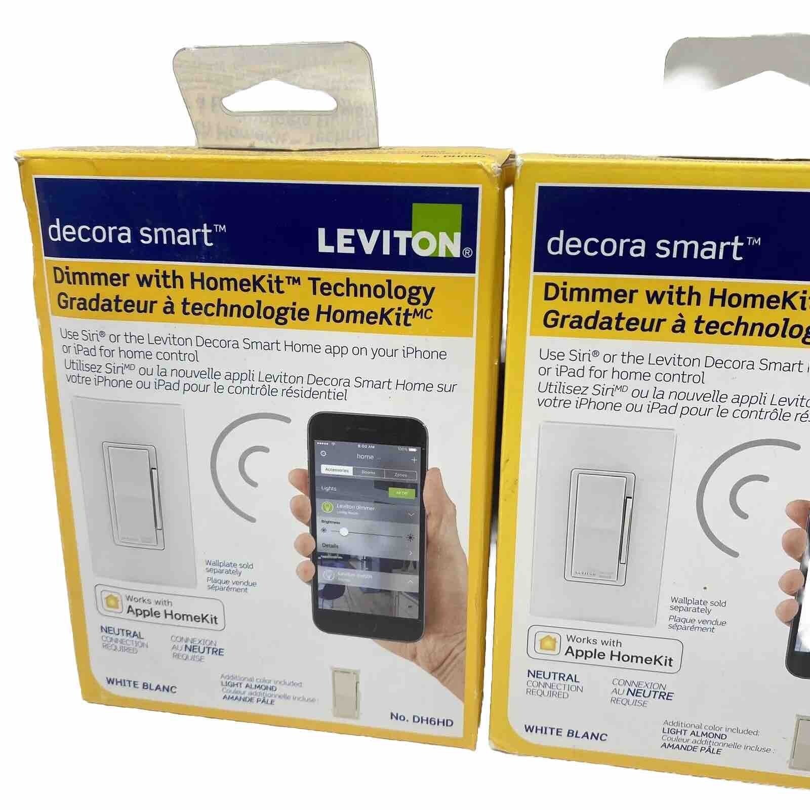 2 Leviton Smart Dimmers HomeKit Compatible Apple Home Automation 2-Pack New