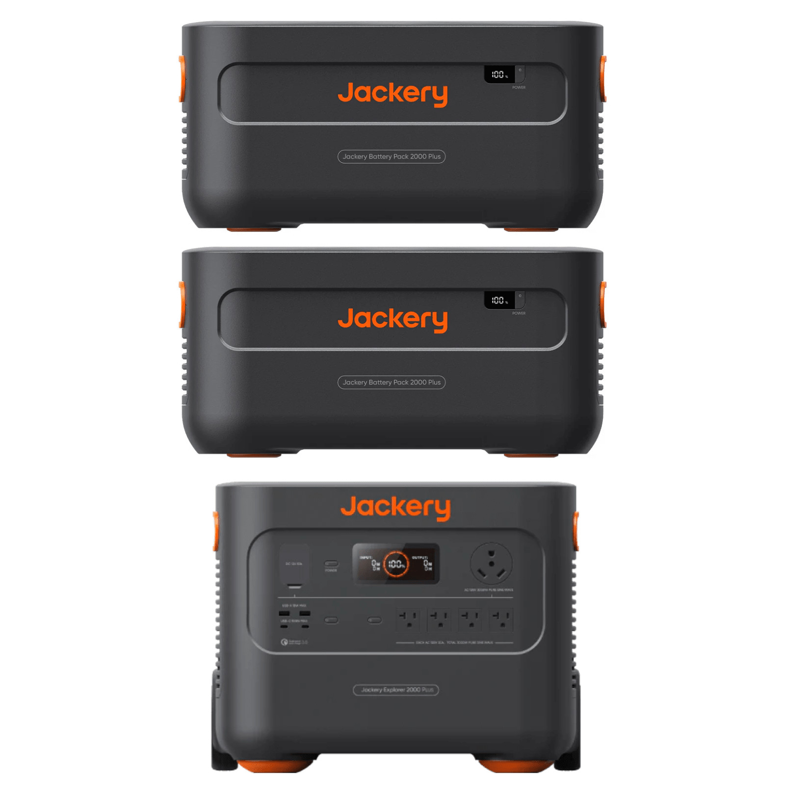 Jackery Explorer 2000 Plus Portable Power Station + QTY 3 of E2000Plus Battery