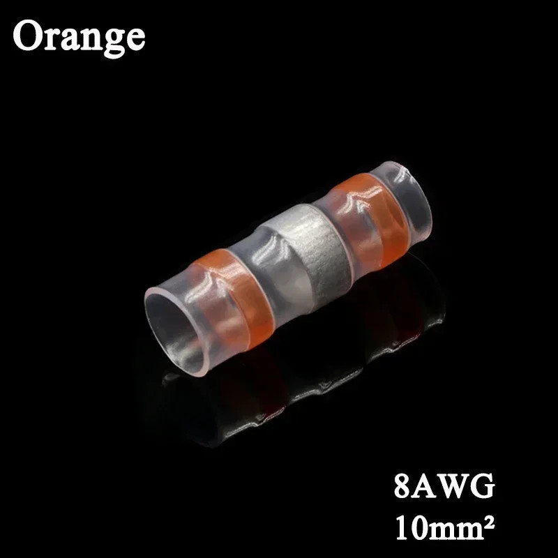 10 ~ 500pcs Solder Seal Wire Connectors Kit Heat Shrink Butt Crimp Terminals Wa