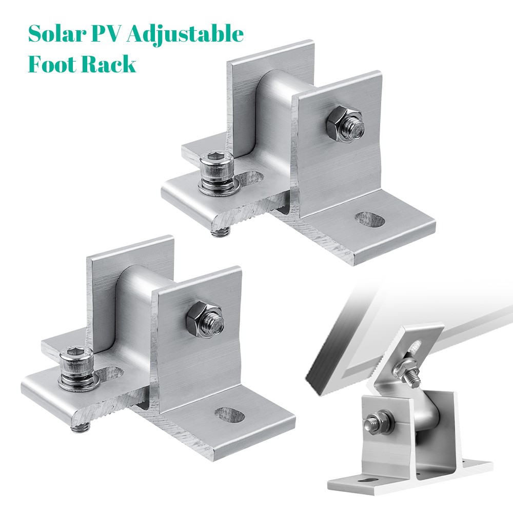 36-68cm Adjustable Solar Panel Mount Bracket Kit Ground Multifunction Support