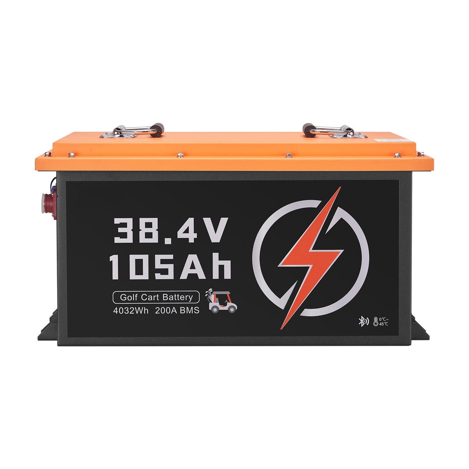 36V 105Ah Golf Cart Lithium Battery with 20A Charger and Touch Monitor