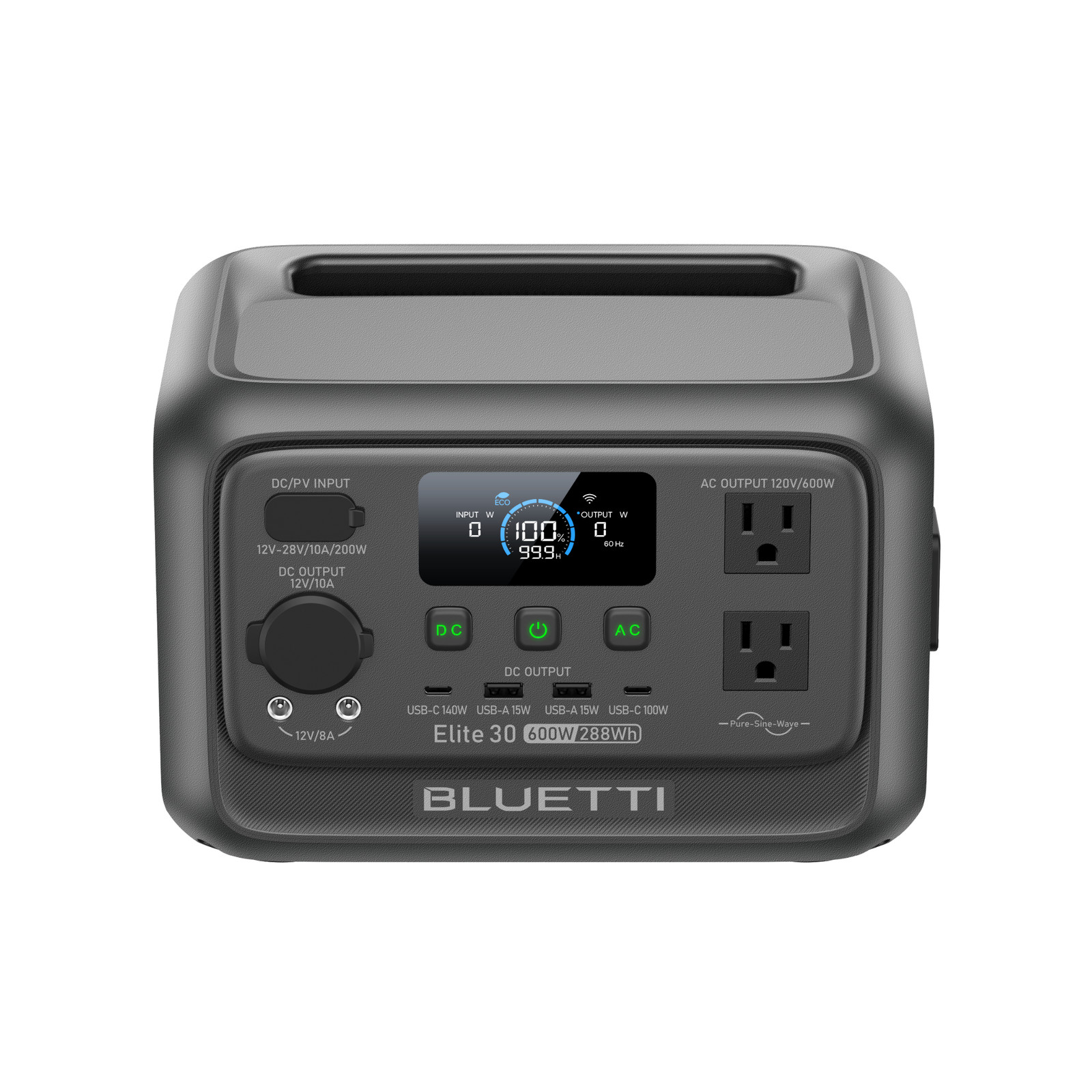 BLUETTI Elite 30 V2 288Wh Portable Power Station Generator for Backup Renew