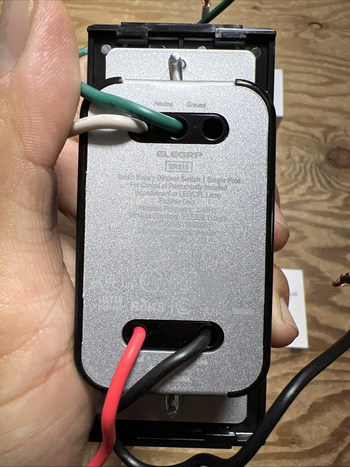 ELEGRP Smart Rotary Dimmer Switch White DRS10
