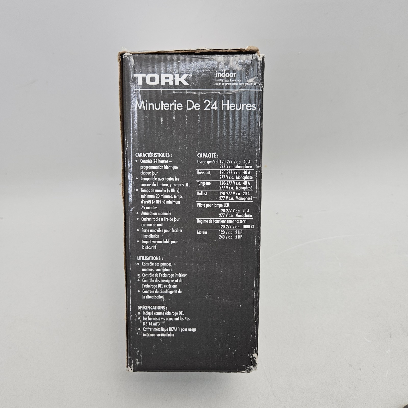 ​TORK 24hr 120V SPST 1-Channel 24-Hours Indoor Mechanical Time Switch