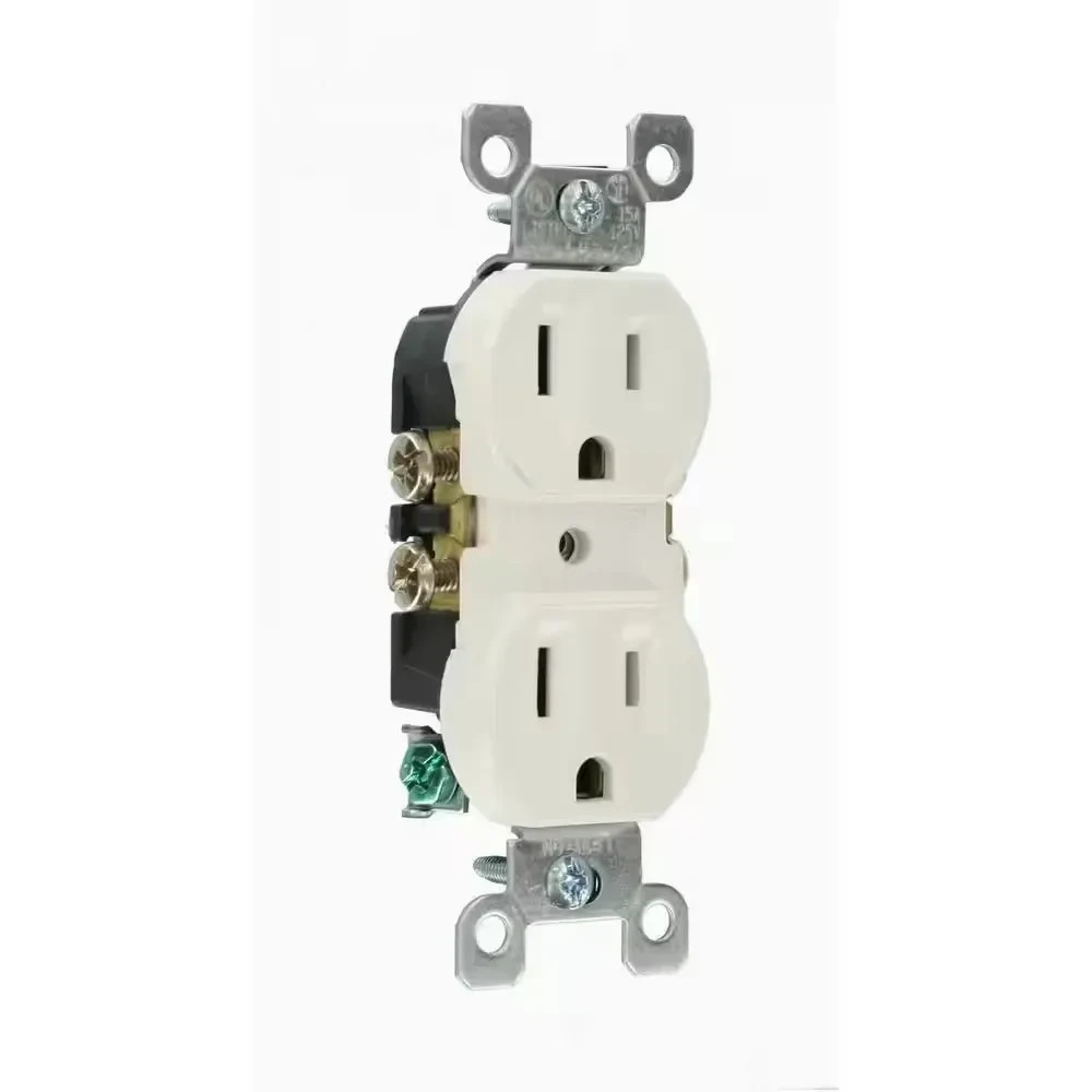 15 Amp 125 V Duplex Outlet/Receptacle, White (10-Pack) 5320-WMP