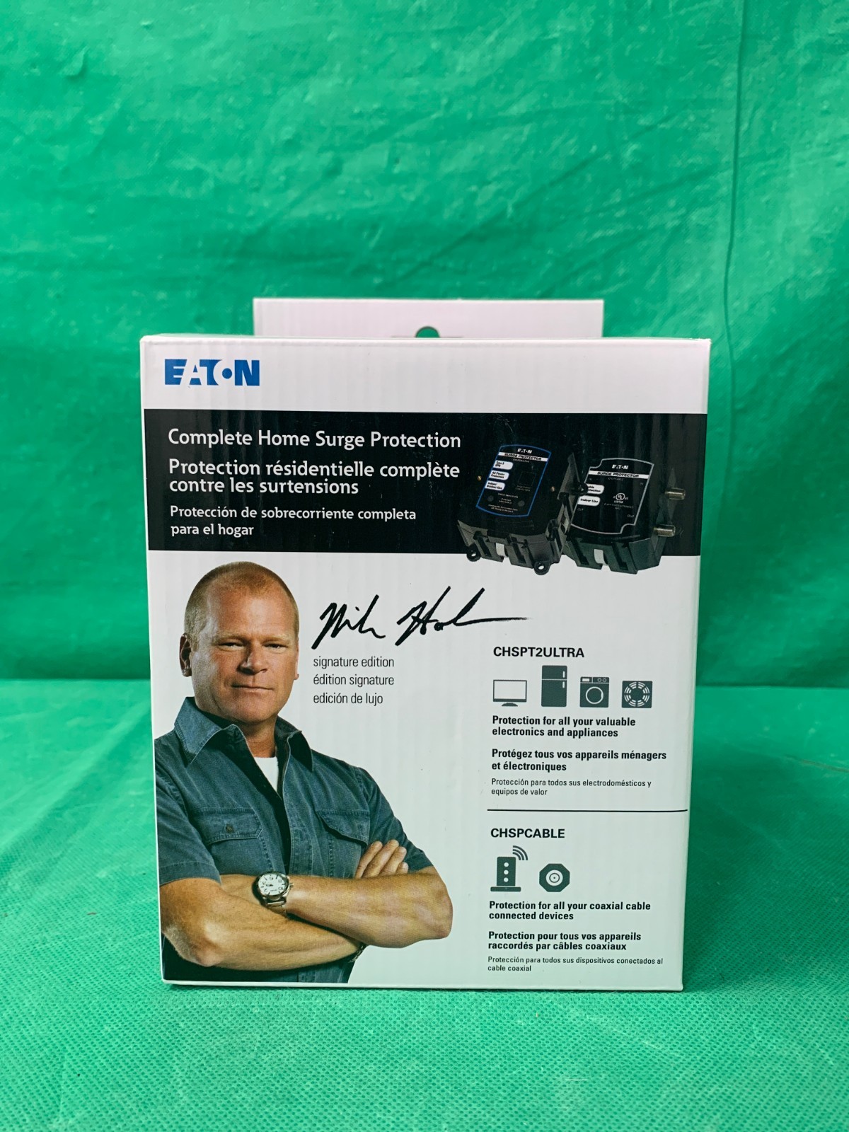 Eaton CHSPT22PACK Whole Home Surge Protection Kit, CHSPT2ULTRA + CHSPCABLE