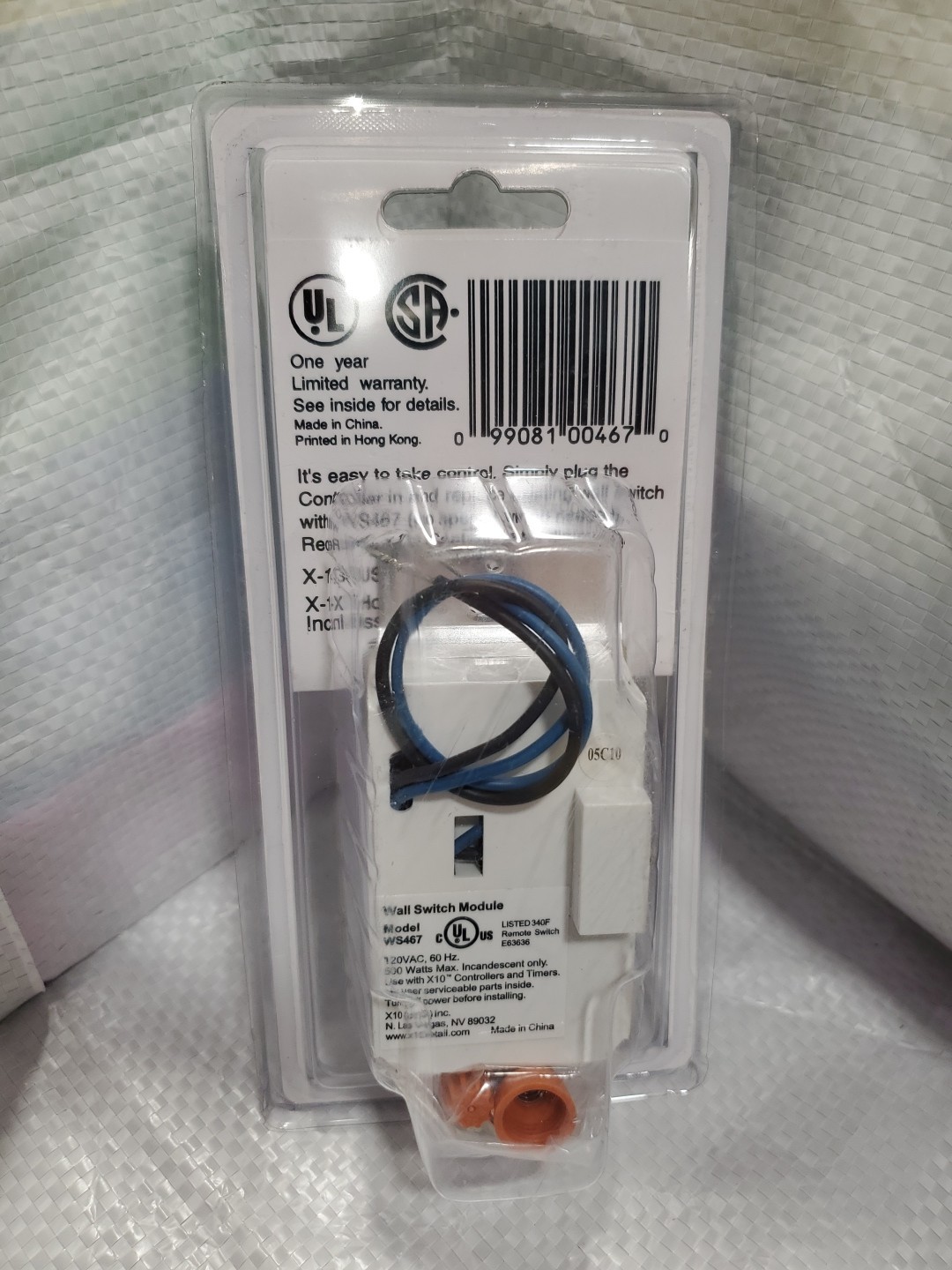 X-10 POWERHOUSE REMOTE DIMMER HOME SECURITY WS46 ~ BRAND NEW