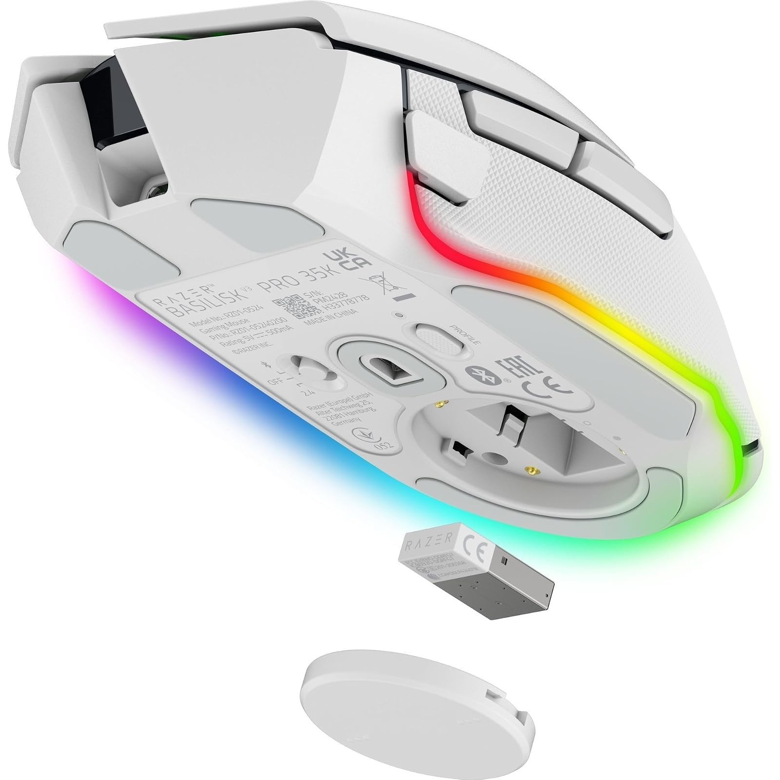 Razer Basilisk V3 Pro Wireless Gaming Mouse – 35K DPI, 140 Hr Battery