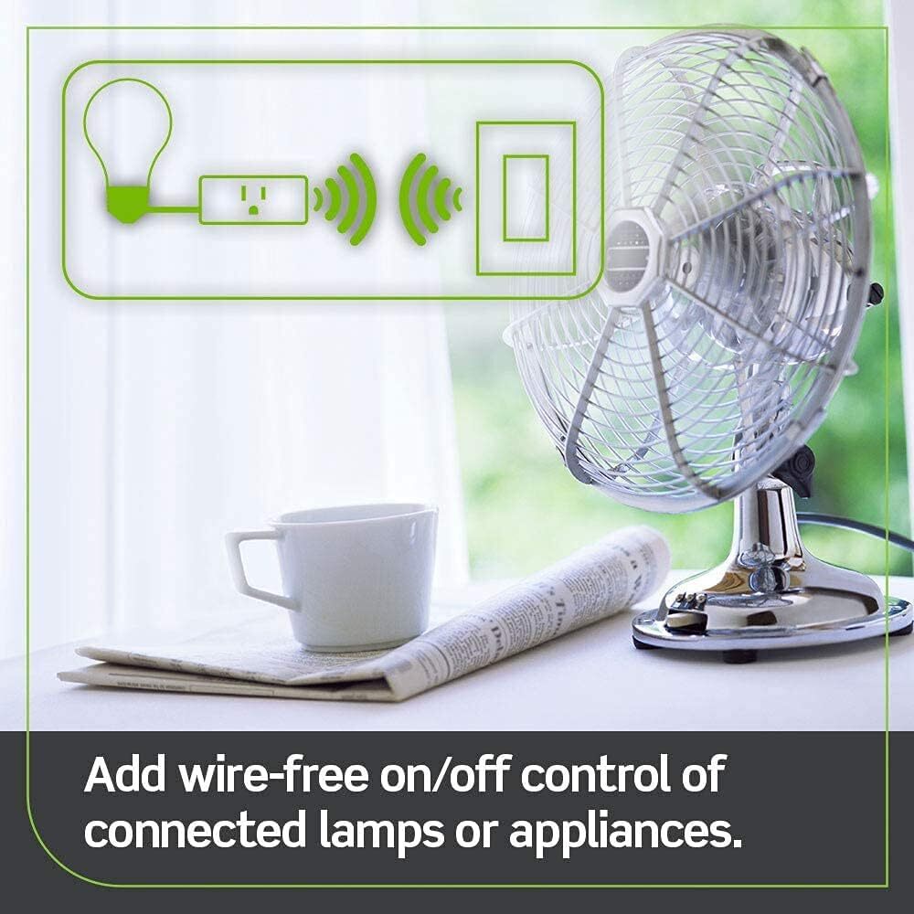 Wireless White Electronic Switch 3 Way Control for Decora Smart Wi Fi Devices