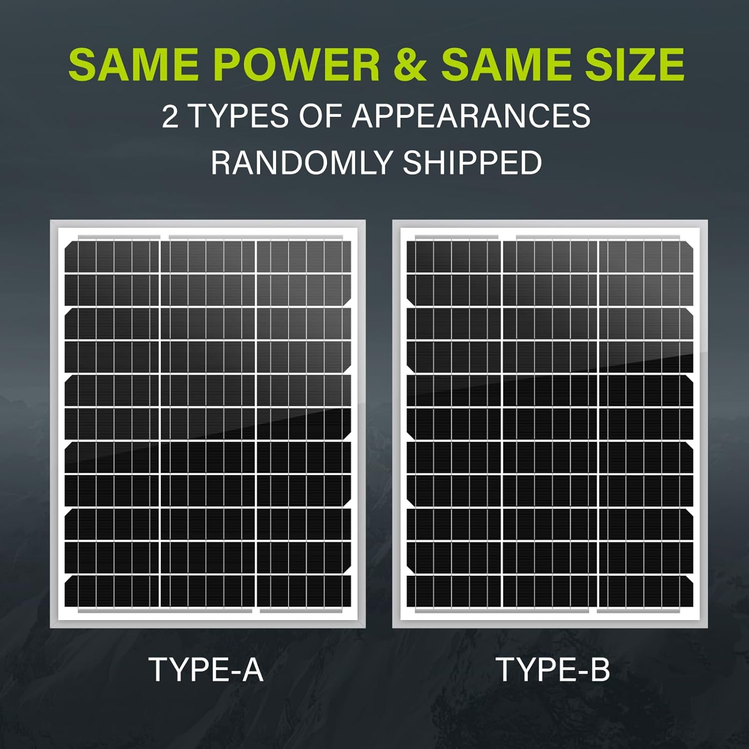 20W 12V Solar Panel Monocrystalline PV Module Designed for 12V off Grid System R