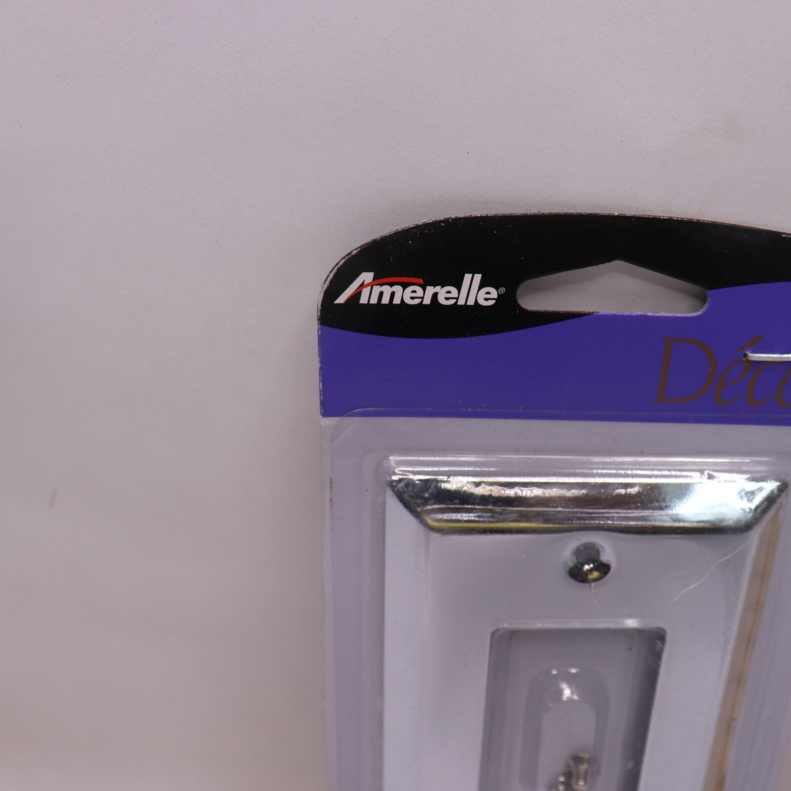 Amertac Rocker Traditional Steel Wallplate Polished Chrome 161R