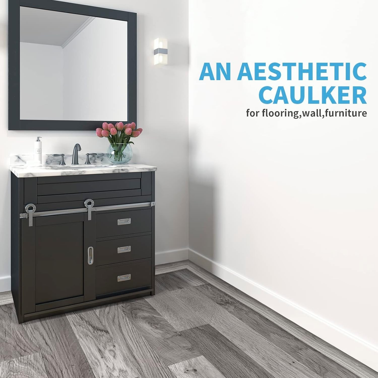 Durable Vinyl Floor Transition Strip – 4ft Easy Installation for Smooth Surfaces