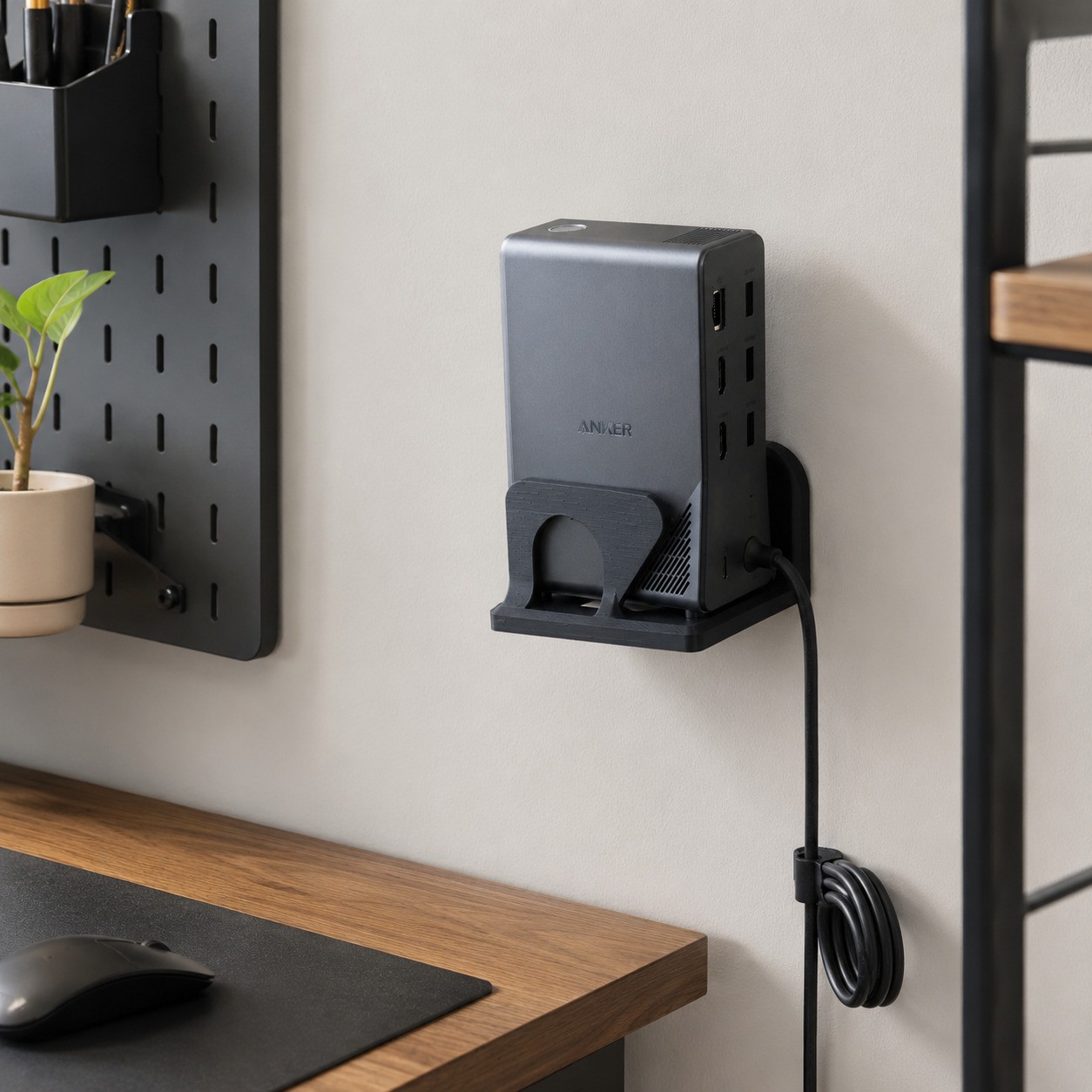 Wall Mount Holder for Anker Prime Docking Station 160w 14-port