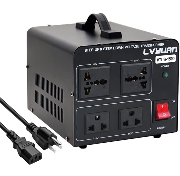 VTUS-1500 Step Up & Down Voltage Transformer Converter 1500 Watt
