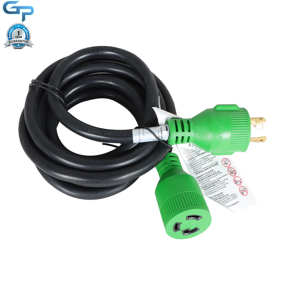 3 Prong 30 Amp Generator Extension Cord 10/15/25-75/100 Feet NEMA L5-30P/L5-30R