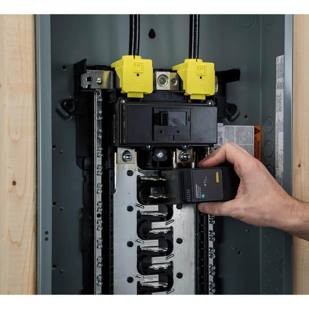 Square D Whole-House Surge Protector Plug-On Neutral Device Homeline Load Center